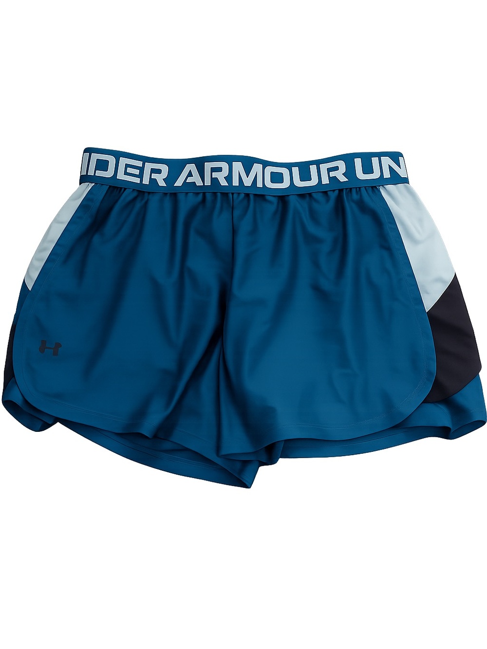Under Armour Women's Teal and Light Blue Athletic Shorts